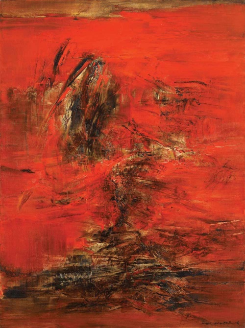 Zao Wou-ki’s Untitled from De Sarthe Gallery